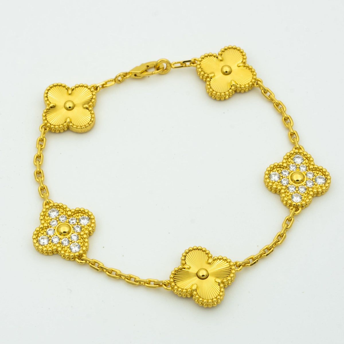 [Miro ]New  CLOVER 5 MOTIF LASER BRACELET COLLECTION