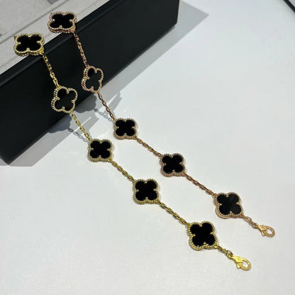 [Miro ]New CLOVER 5 MOTIF ONYXS BRACELET COLLECTION