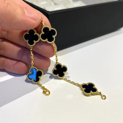 [Miro ]New CLOVER 5 MOTIF ONYXS BRACELET COLLECTION