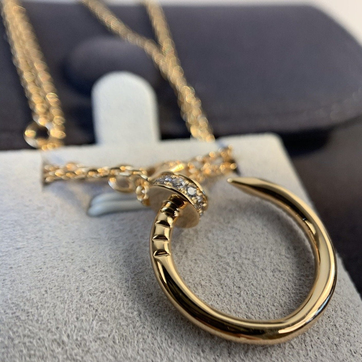 Miro JUSTE NECKLACE PINK GOLD DIAMONDS