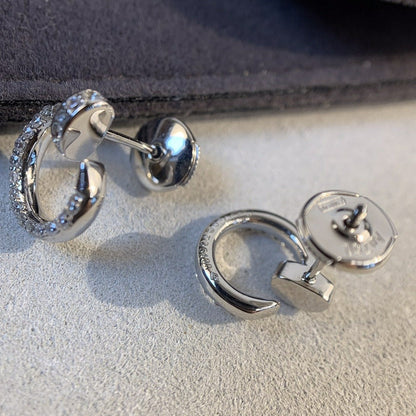 Miro JUSTE EARRINGS SILVER DIAMONDS