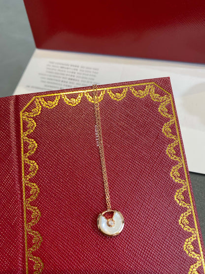 Miro AMULETTE ROSE GOLD MOP NECKLACE