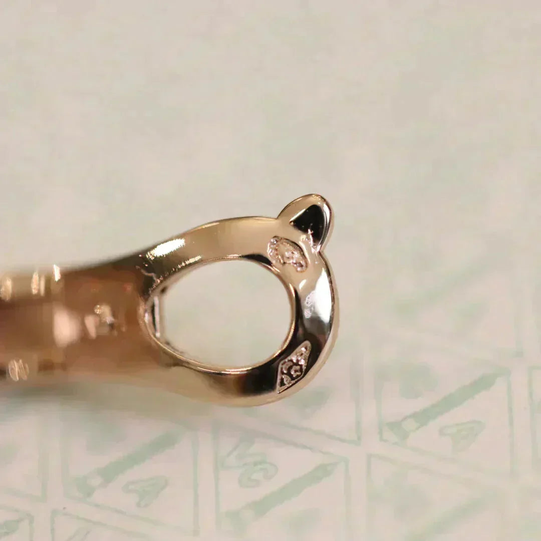 Miro CLOVER MEDIUM 1 MOTIFS フルダイヤモンドイヤリング