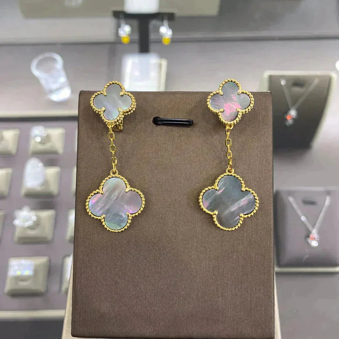 Miro CLOVER 2 MOTIFS  EARRINGS (MULTIPLE CHOICESC