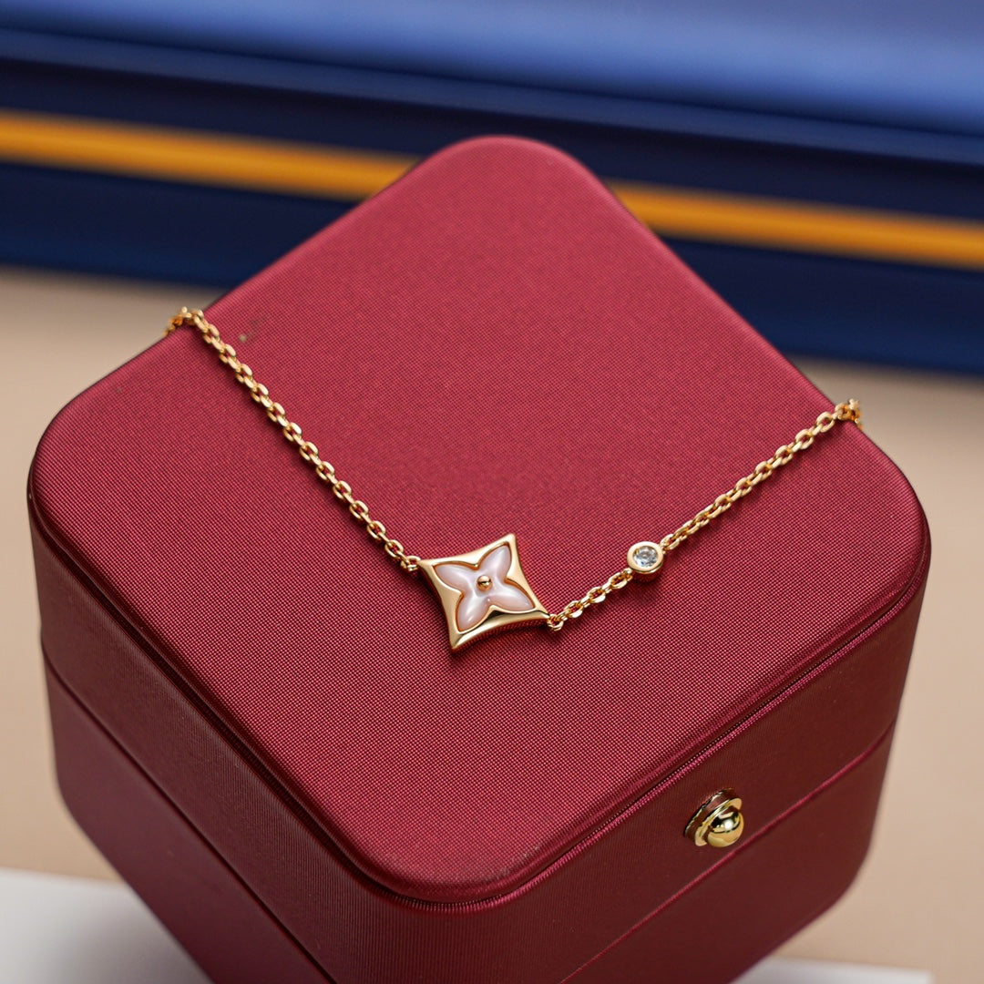 Miro STAR 1 DIAMOND PINK GOLD BRACELET