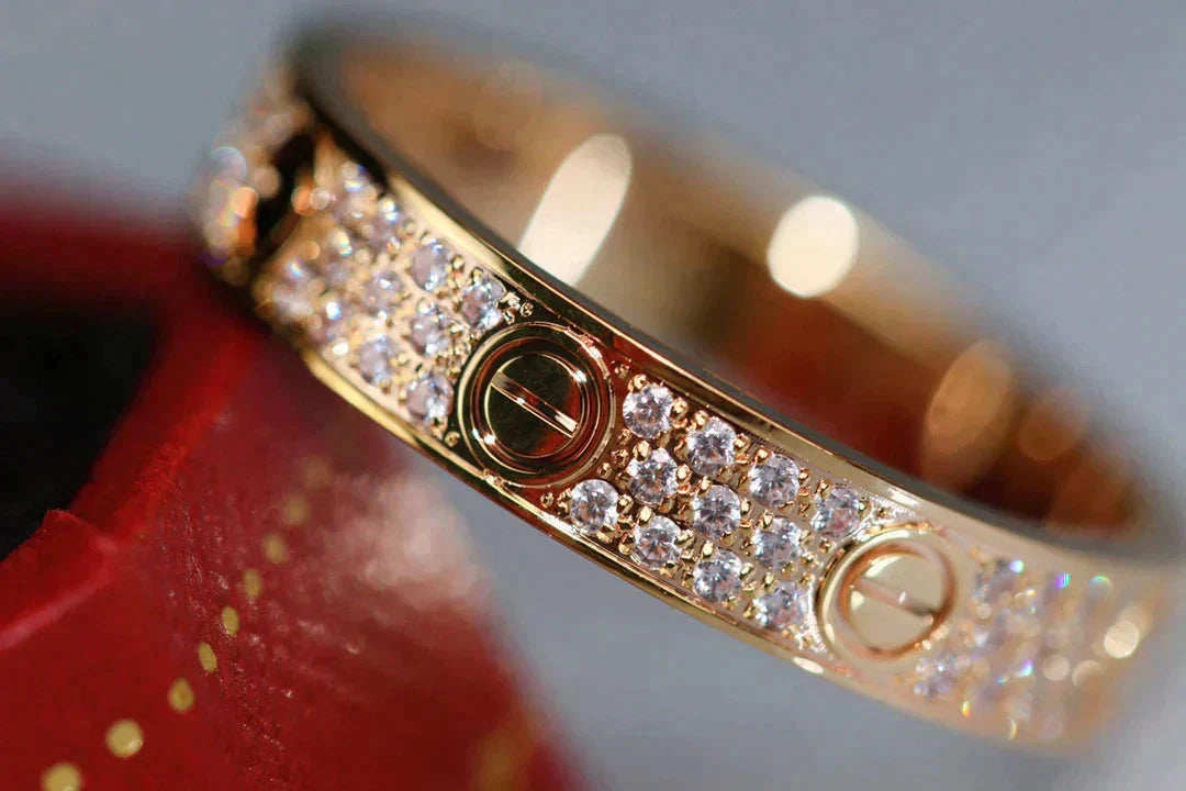 Miro LOVE RING 3.6MM DIAMOND PAVED