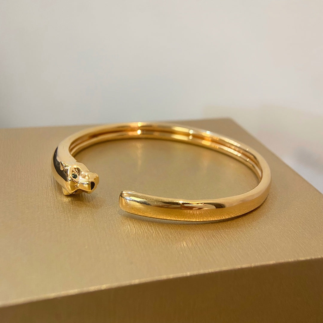 ミロ パンテール ゴールド オープンブレスレット