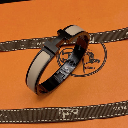 Miro H BRACELET 12MM BLACK BEIGE CERAMIC