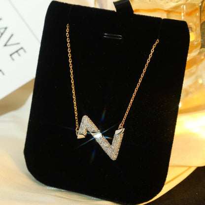 Miro VOLT SILVER DIAMOND PEDANT NECKLACE