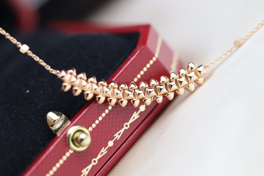 Miro CLASH PINK GOLD NECKLACE