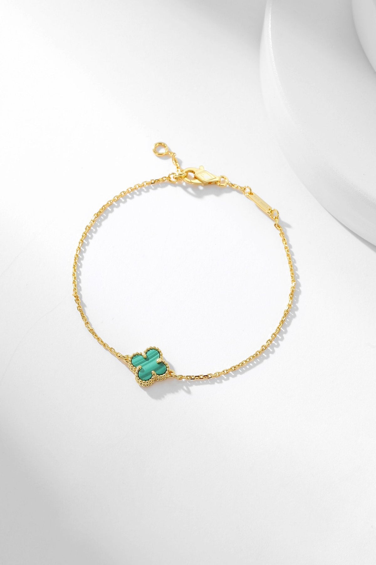 Miro CLOVER BRACELET MALACHITE 1 MOTIF