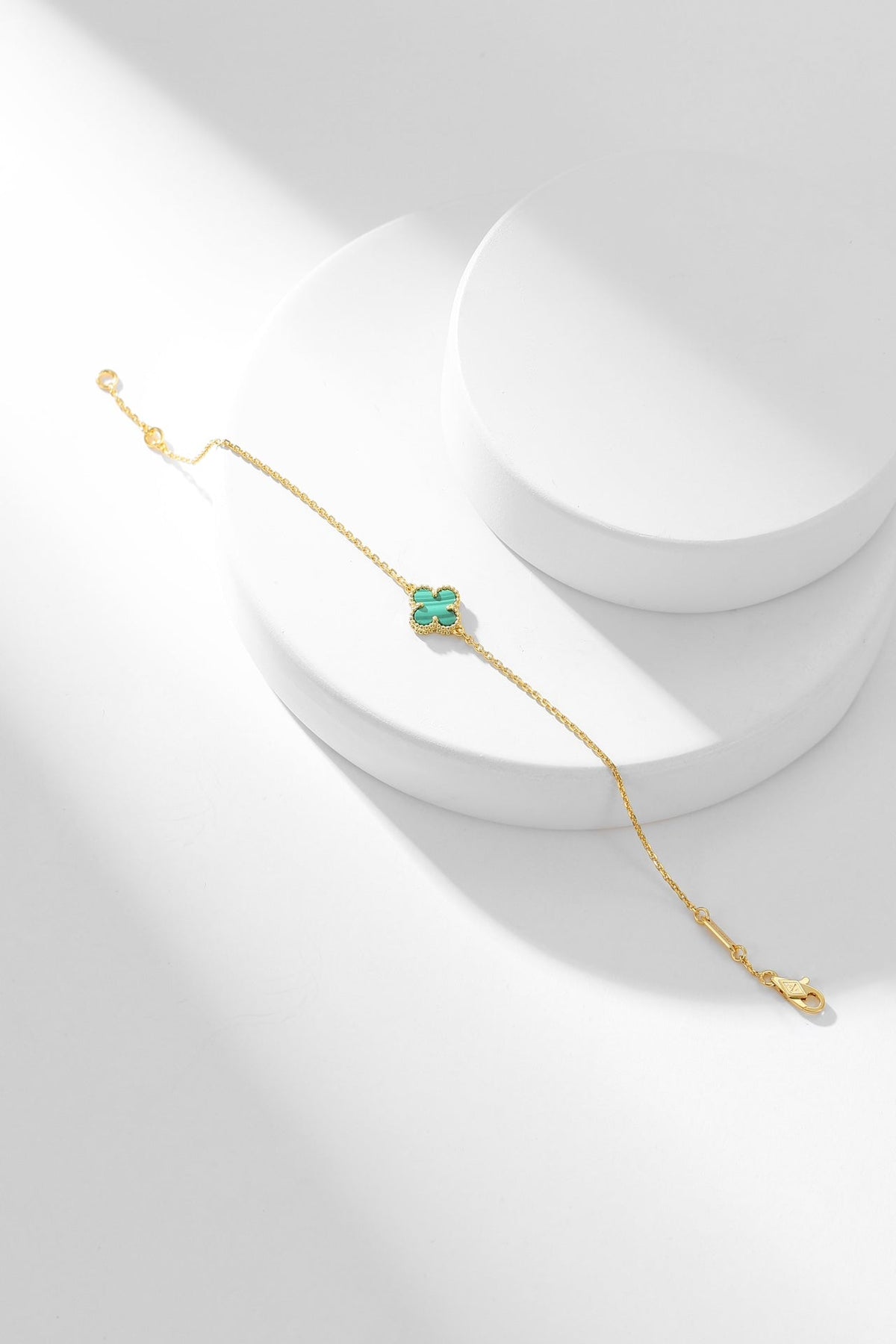 Miro CLOVER BRACELET MALACHITE 1 MOTIF