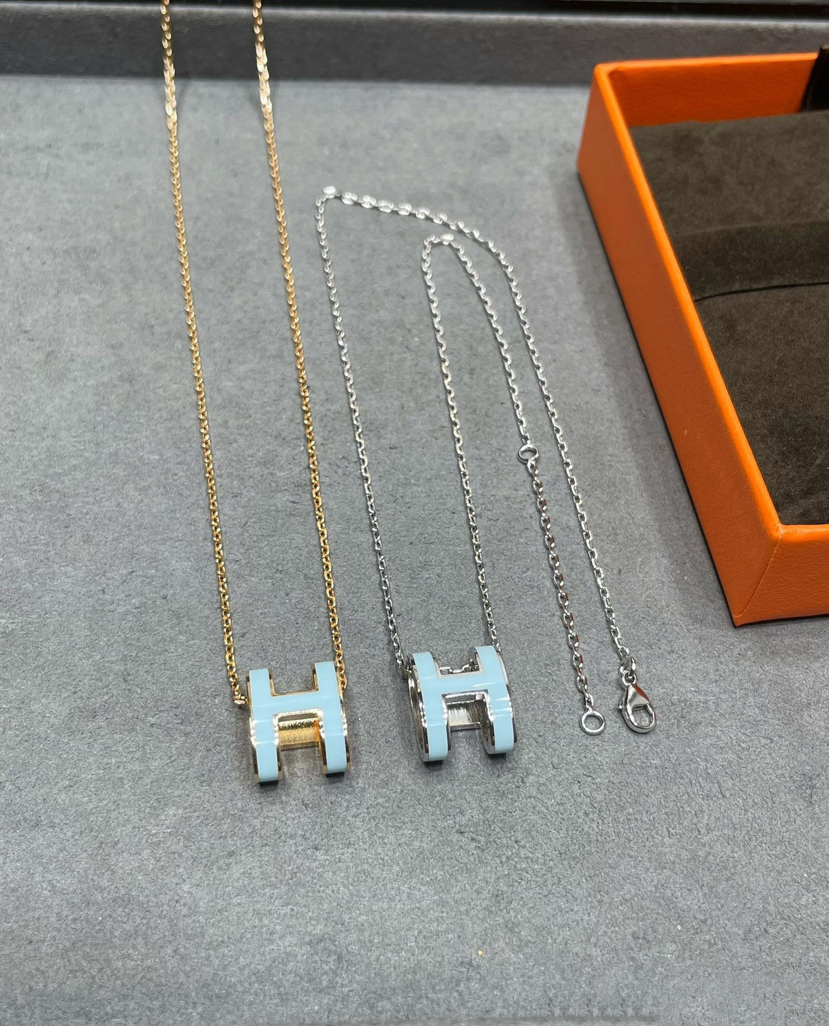 Miro POP H SKY BLUE NECKLACE