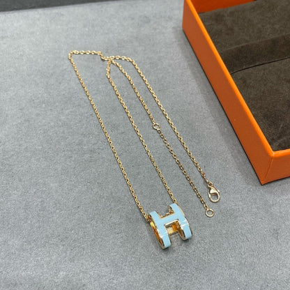 Miro POP H SKY BLUE NECKLACE