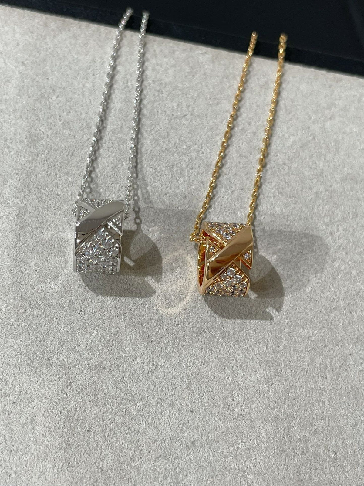 Miro LIENS EVIDENCE DIAMOND PAVED NECKLACE