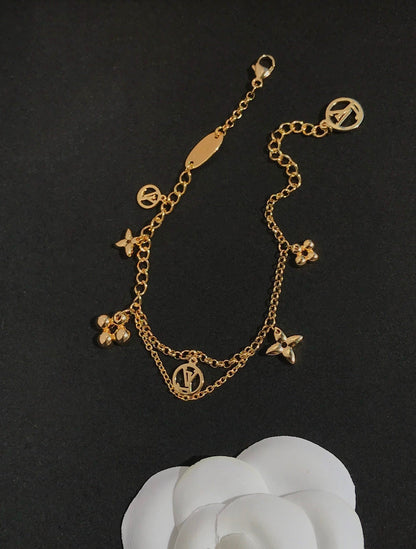 Miro BLOOMING PINK GOLD MOP BRACELET