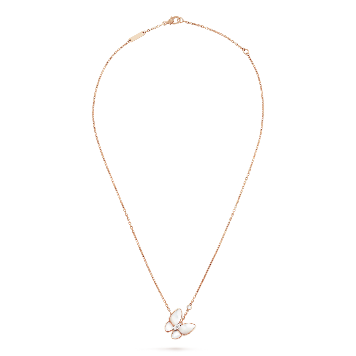 Miro BUTTERFLY MOP DIAMOND NECKLACE