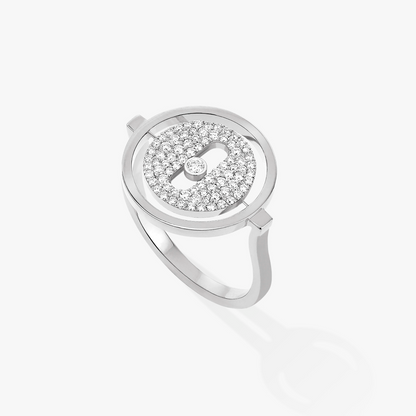 [Miro ]Miro  MOVE PAVED SILVER DIAMOND RING