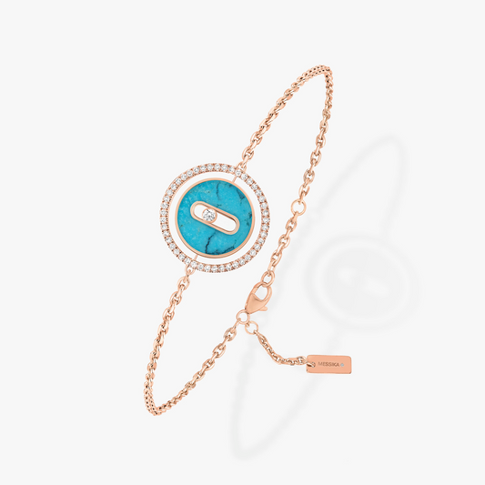 [Miro ]Miro  MOVE TURQUOISE PINK GOLD DIAMOND BRACELET