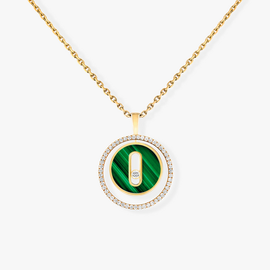 [Miro ]Miro  MOVE 1 DIAMOND MALACHITE GOLD DIAMOND NECKLACE