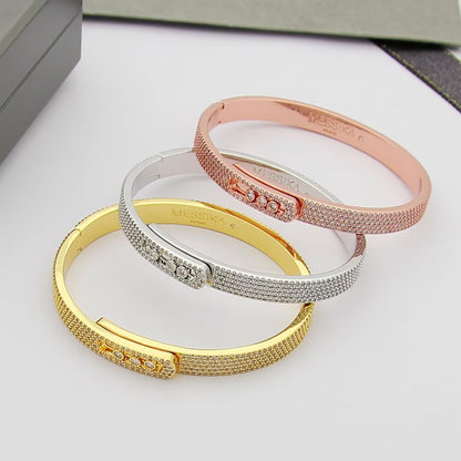 [Miro ]Move Noa Full Pavé Diamond Bangle Bracelet