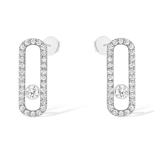 [Miro ]MOVE UNO STUD DIAMOND PAVED EARRINGS