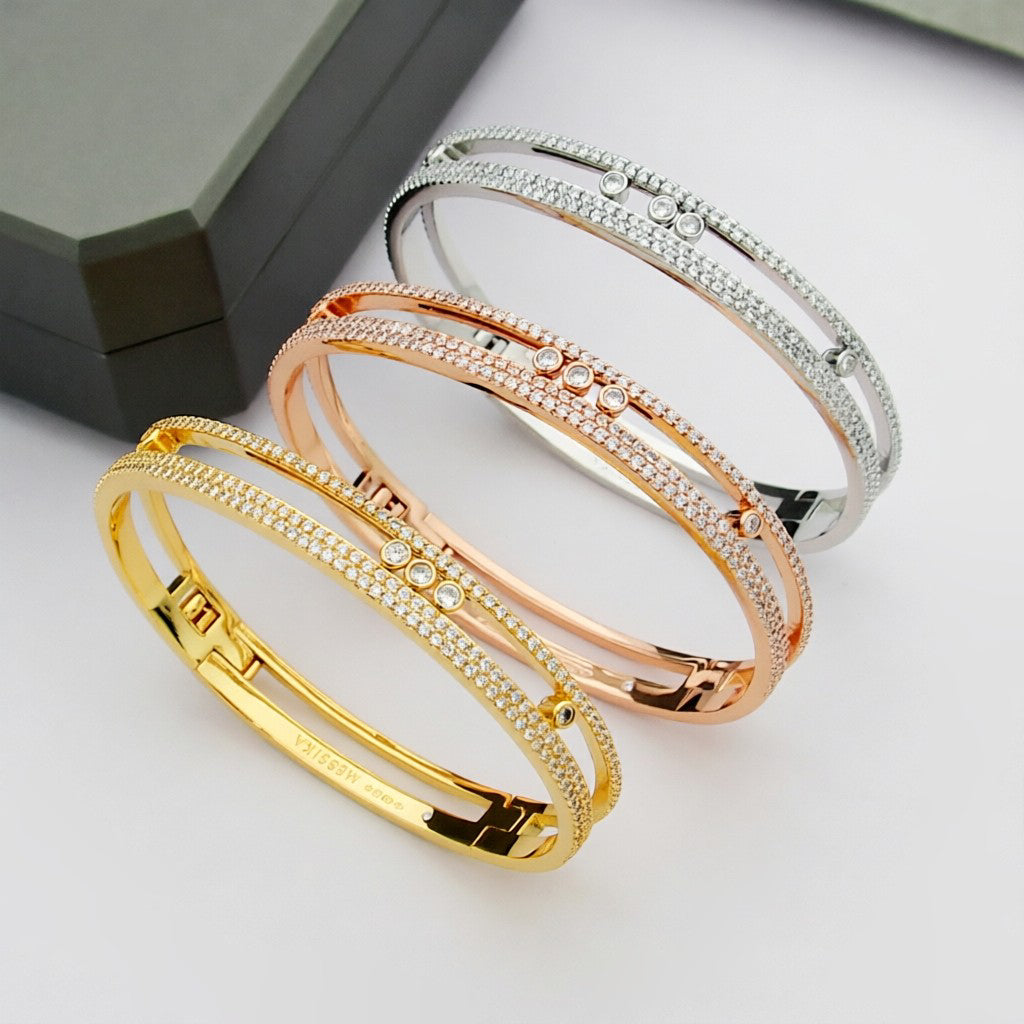 [Miro ]Move Romane pavé bangle