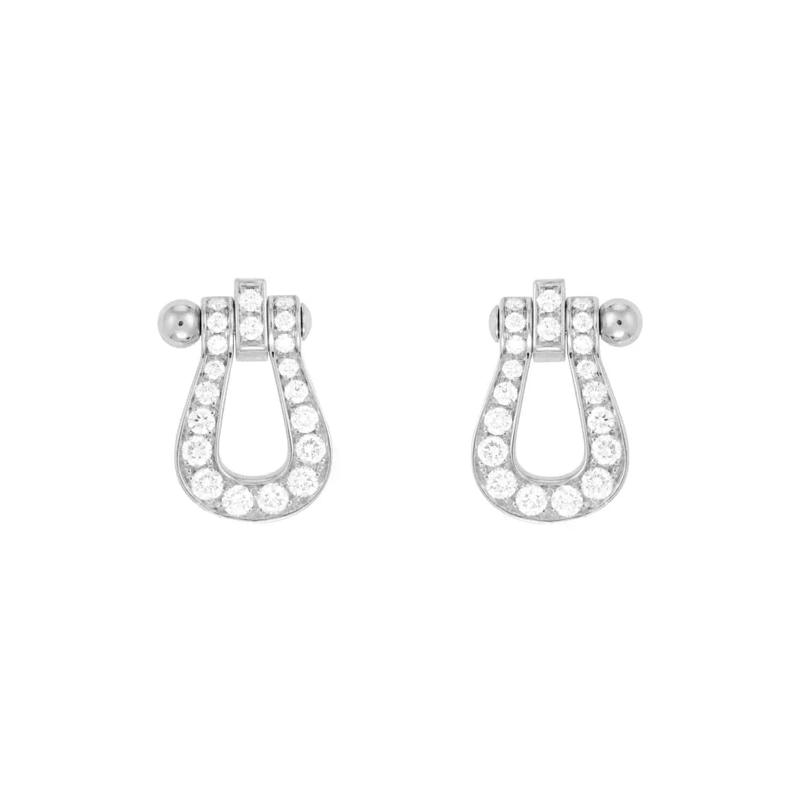 Miro FORCE 10 FULL DIAMOND STUD EARRINGS MINI MODEL
