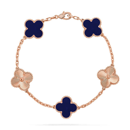 [Miro ]New CLOVER 5 MOTIF LAPIS LAZULI BRACELET COLLECTION