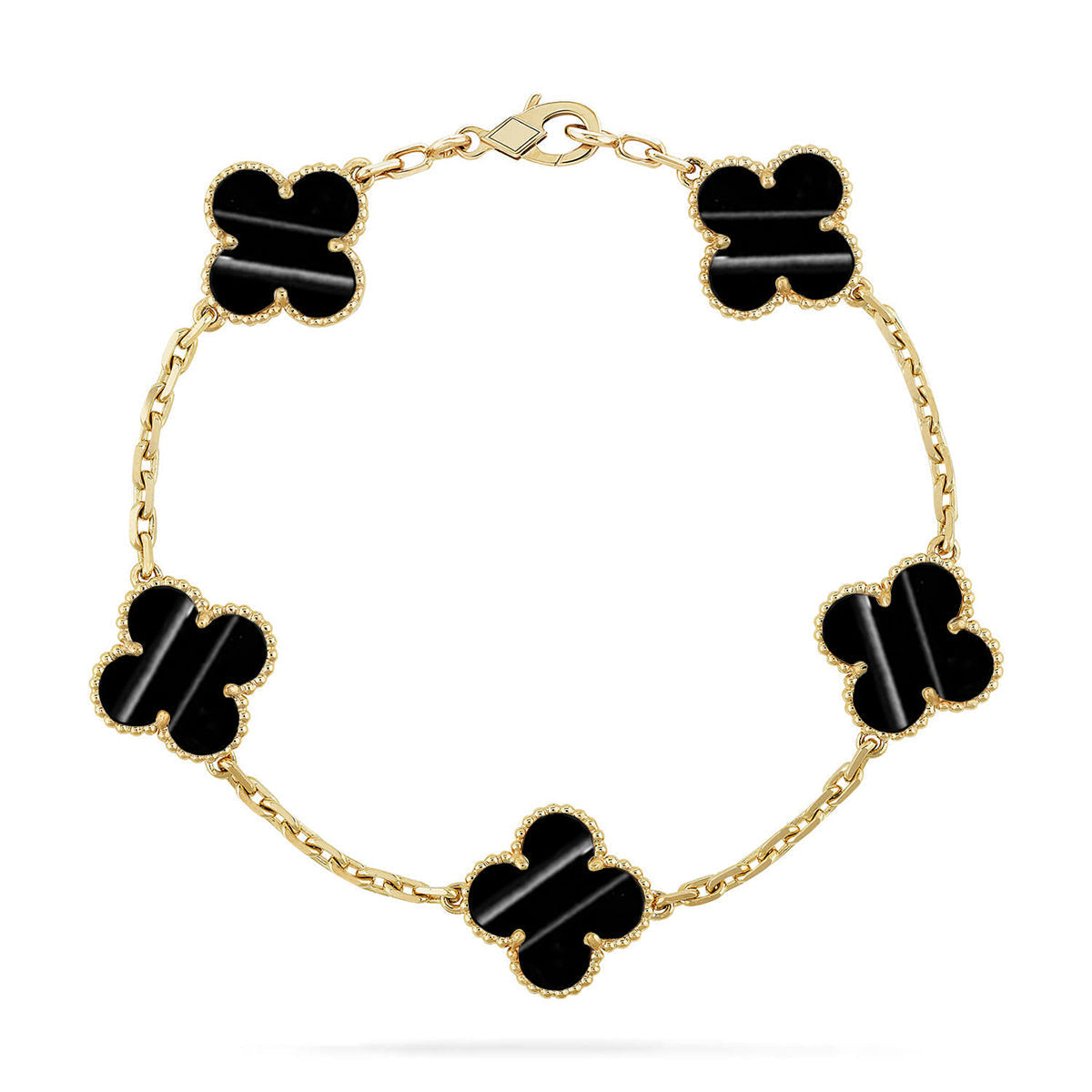 [Miro ]New  CLOVER 5 MOTIF PULSAR STONE BRACELET COLLECTION