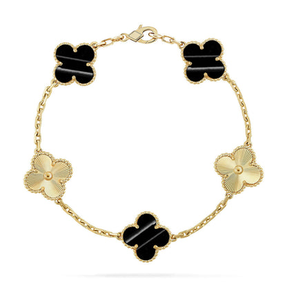 [Miro ]New  CLOVER 5 MOTIF PULSAR STONE BRACELET COLLECTION