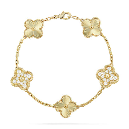 [Miro ]New  CLOVER 5 MOTIF LASER BRACELET COLLECTION