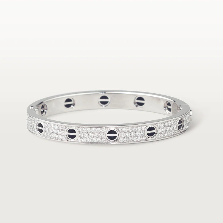 Miro LOVE BRACELET 6.1MM DIAMOND-PAVED CERAMIC