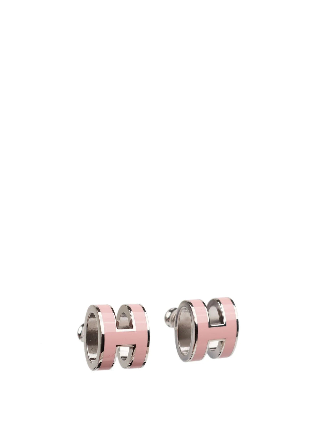 Miro MINI POP H シルバーピアス ピンク