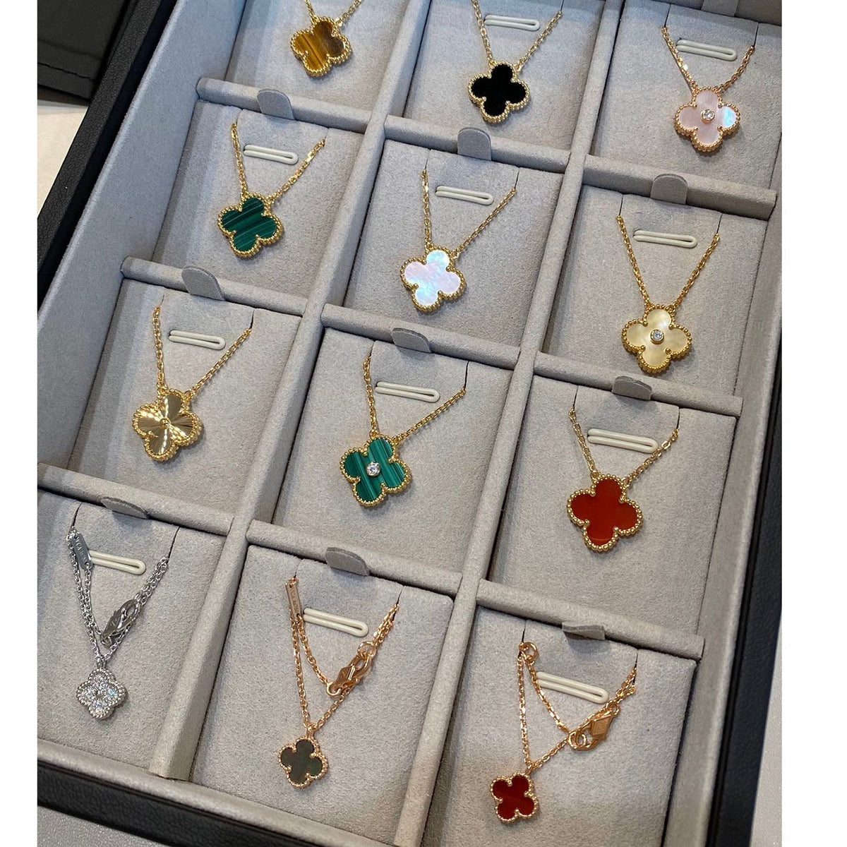 Miro CLOVER 15MM LASER NECKLACE