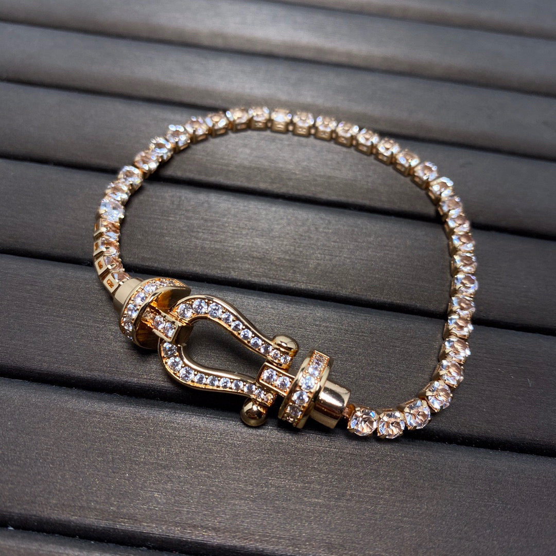 Miro FORCE  HORSESHOE  DIAMOND TENNIS BRACELET