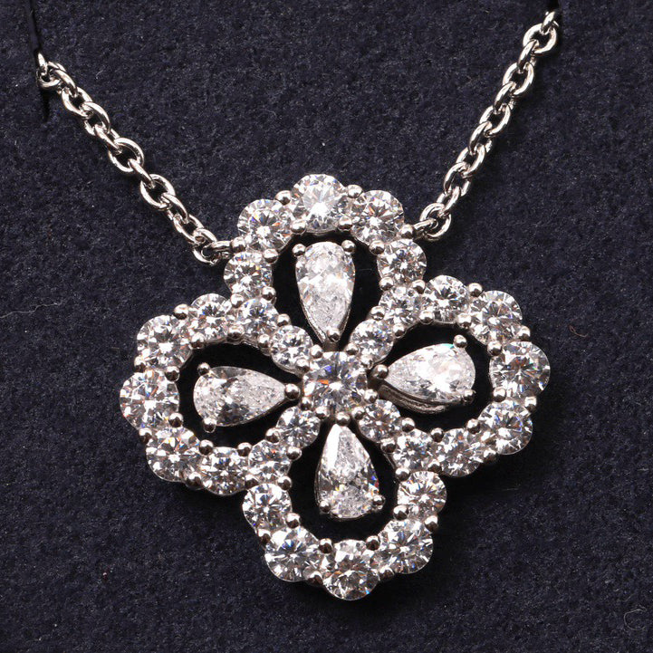 Miro LOOP NECKLACE FULL MOTIF DIAMOND 16MM MULTIPLE COLORS