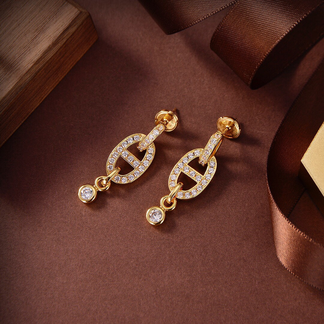 Miro HM CHAINE DIAMOND EARRINGS