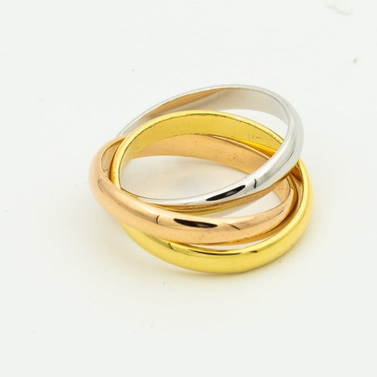 Miro TRINITY RING GOLD PINK GOLD SILVER