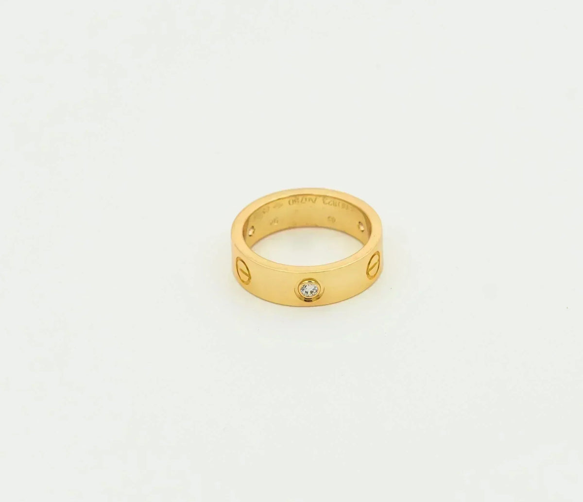 Miro LOVE RING 5.5MM 3 DIAMONDS GOLD