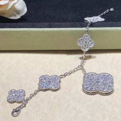 Miro CLOVER 6 MOTIFS SILVER DIAMOND ブレスレット