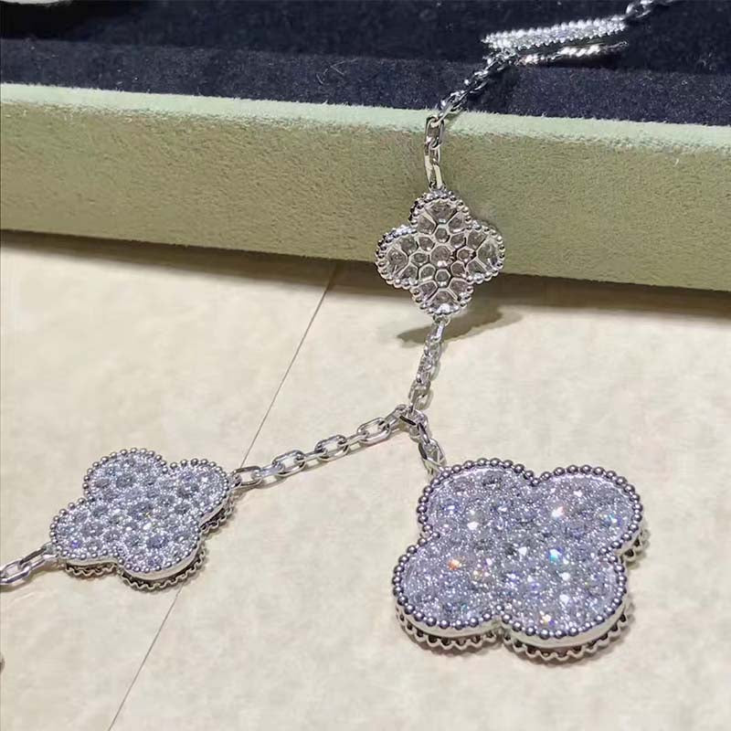 Miro CLOVER 6 MOTIFS SILVER DIAMOND ブレスレット
