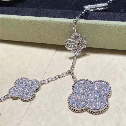 Miro CLOVER 6 MOTIFS SILVER DIAMOND ブレスレット