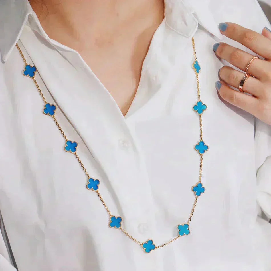 Miro CLOVER 20 MOTIFS TURQUOISE GOLD