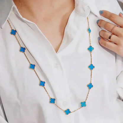 Miro CLOVER 20 MOTIFS TURQUOISE GOLD