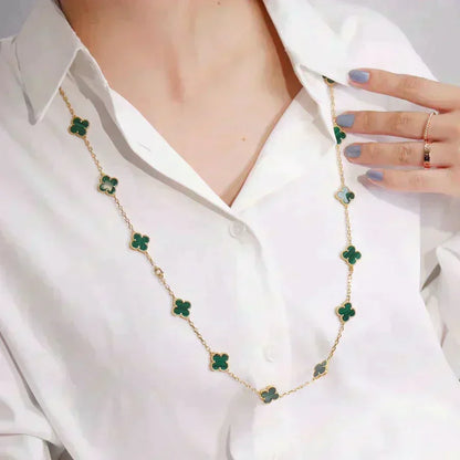 Miro CLOVER 20 MOTIFS MALACHITE GOLD