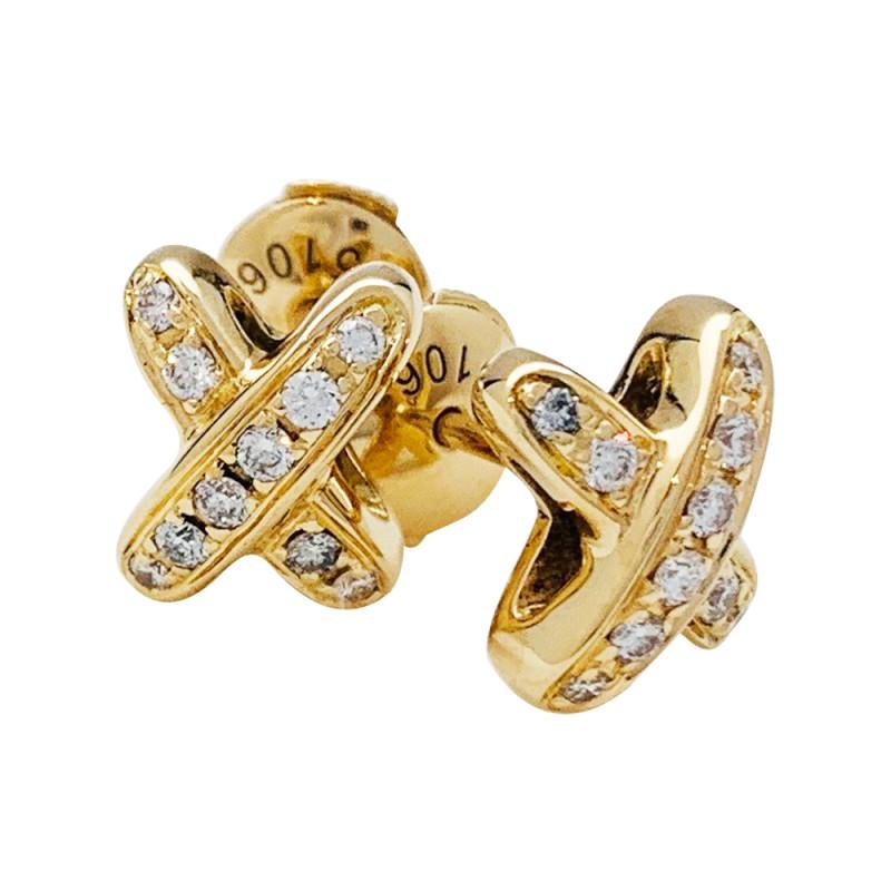 Miro JEUX DE GOLD DIAMOND EARRINGS