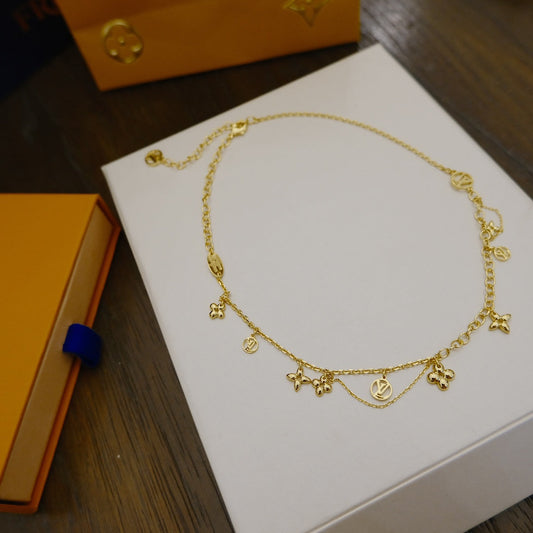 Miro BLOOMING SUPPLE NECKLACE BRASS