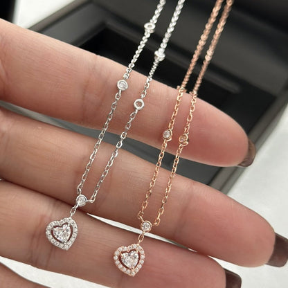 [Miro ]JOY HEART DIAMOND NECKLACE