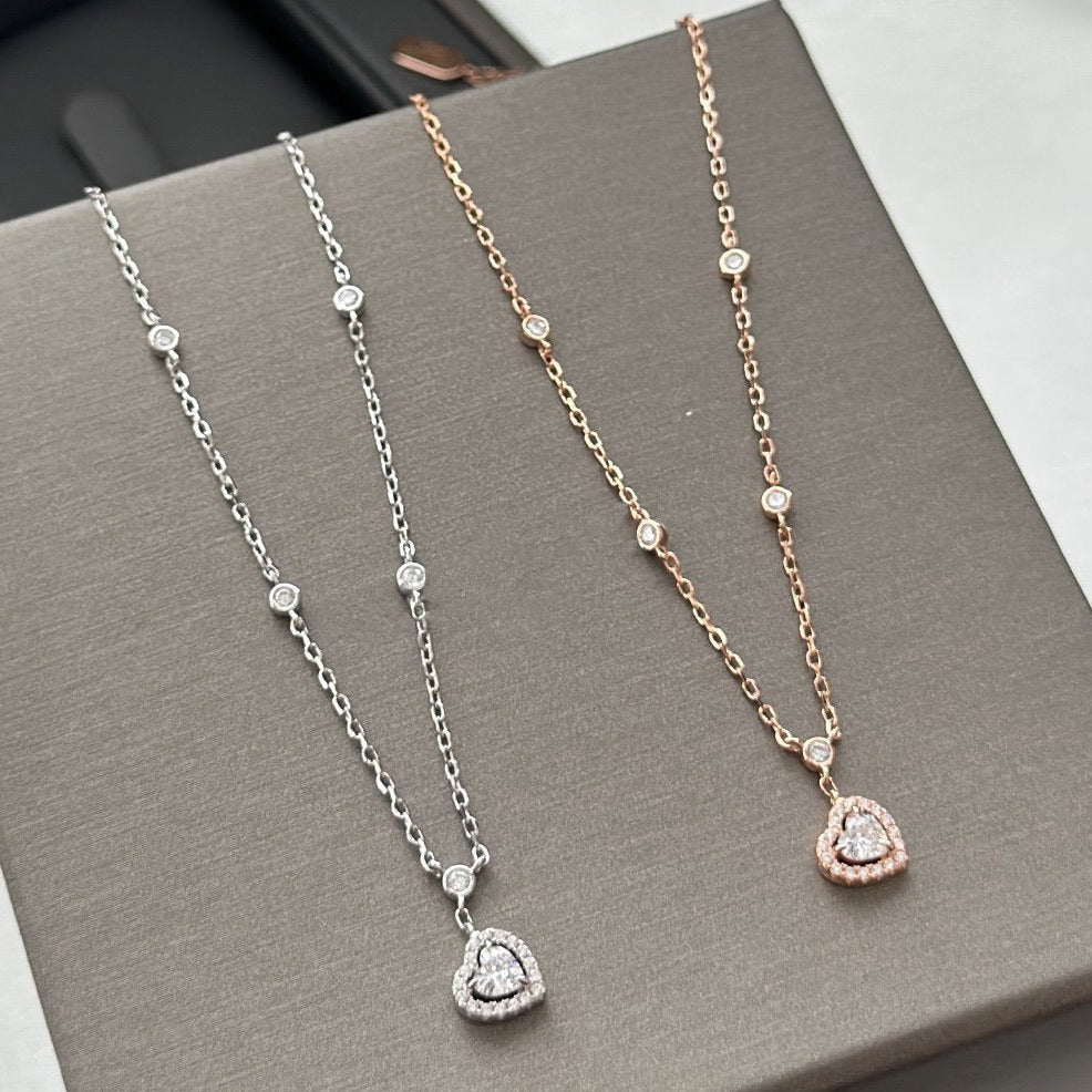 [Miro ]JOY HEART DIAMOND NECKLACE
